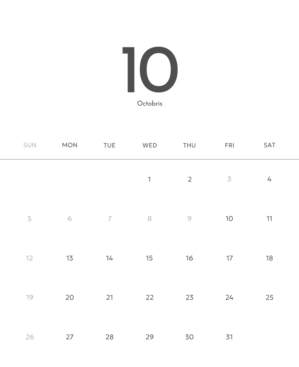 깔끔하고 도시적인 느낌의 사진 달력