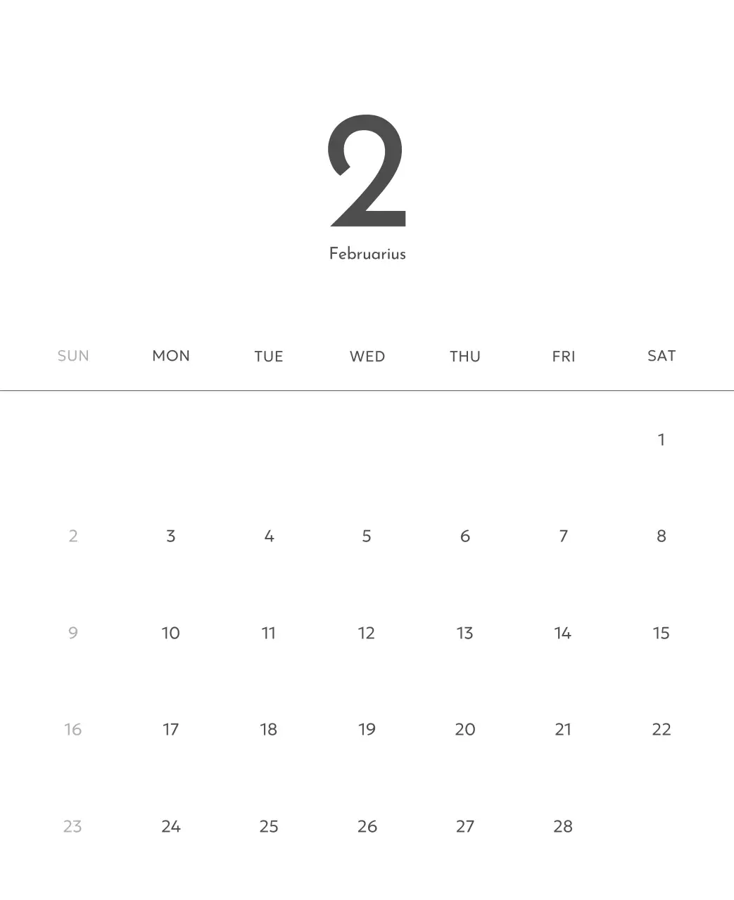 깔끔하고 도시적인 느낌의 사진 달력