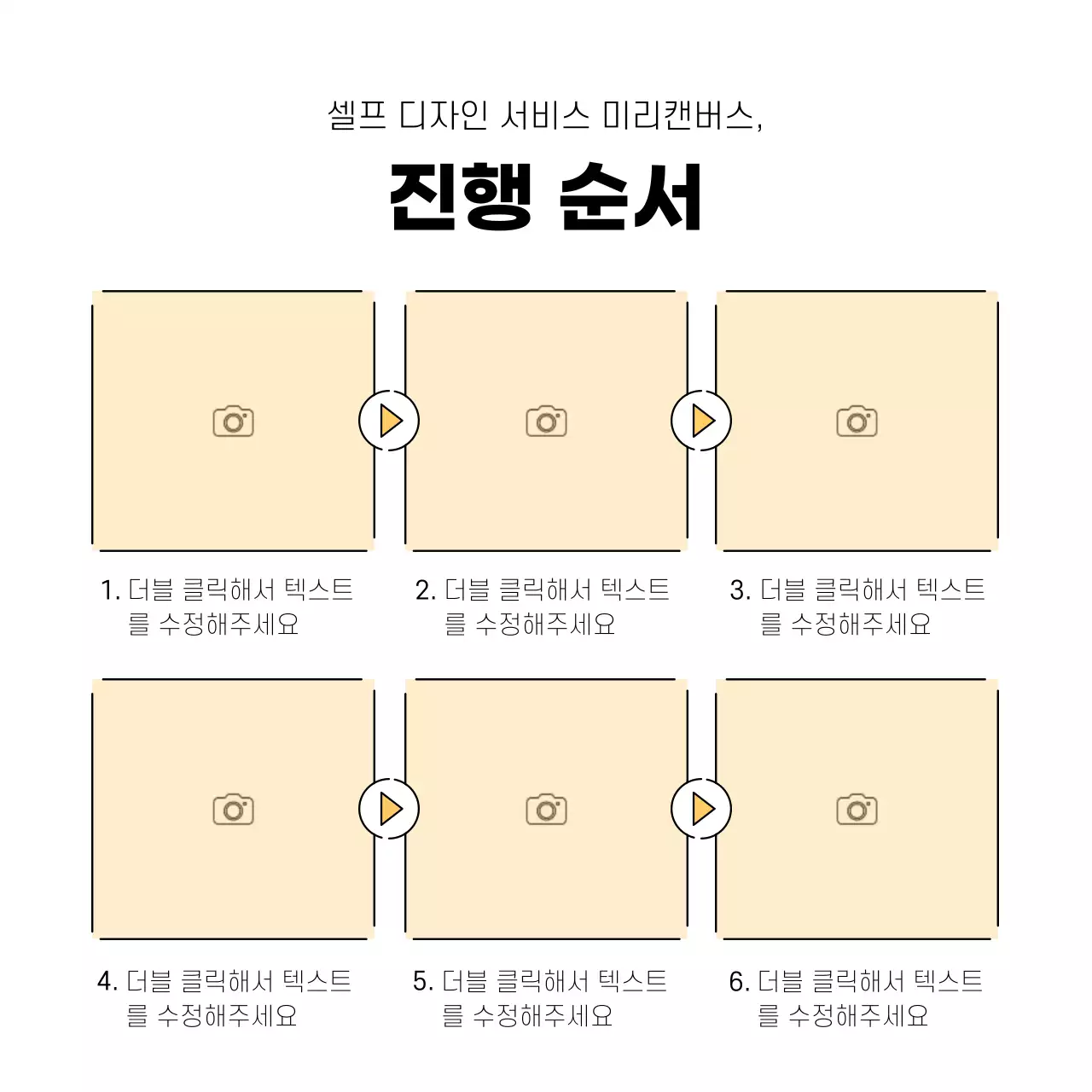 노랑색과 회색의 심플한 홍보용 게시물 만들기 발표자료