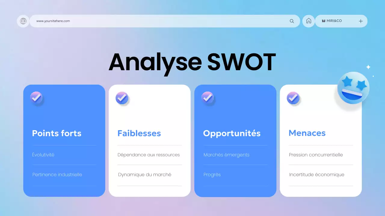 plan d'affaires blue modern