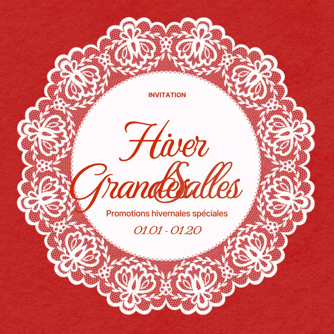 Vente d'objets vintage rouges