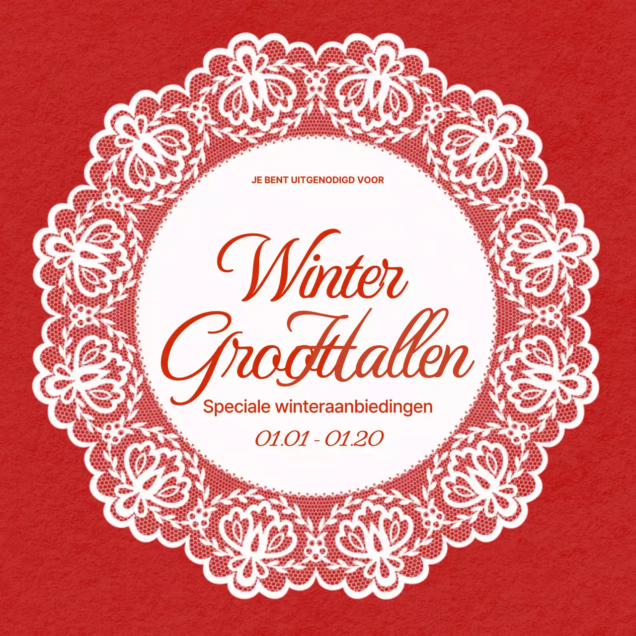 Red Vintage Uitverkoop