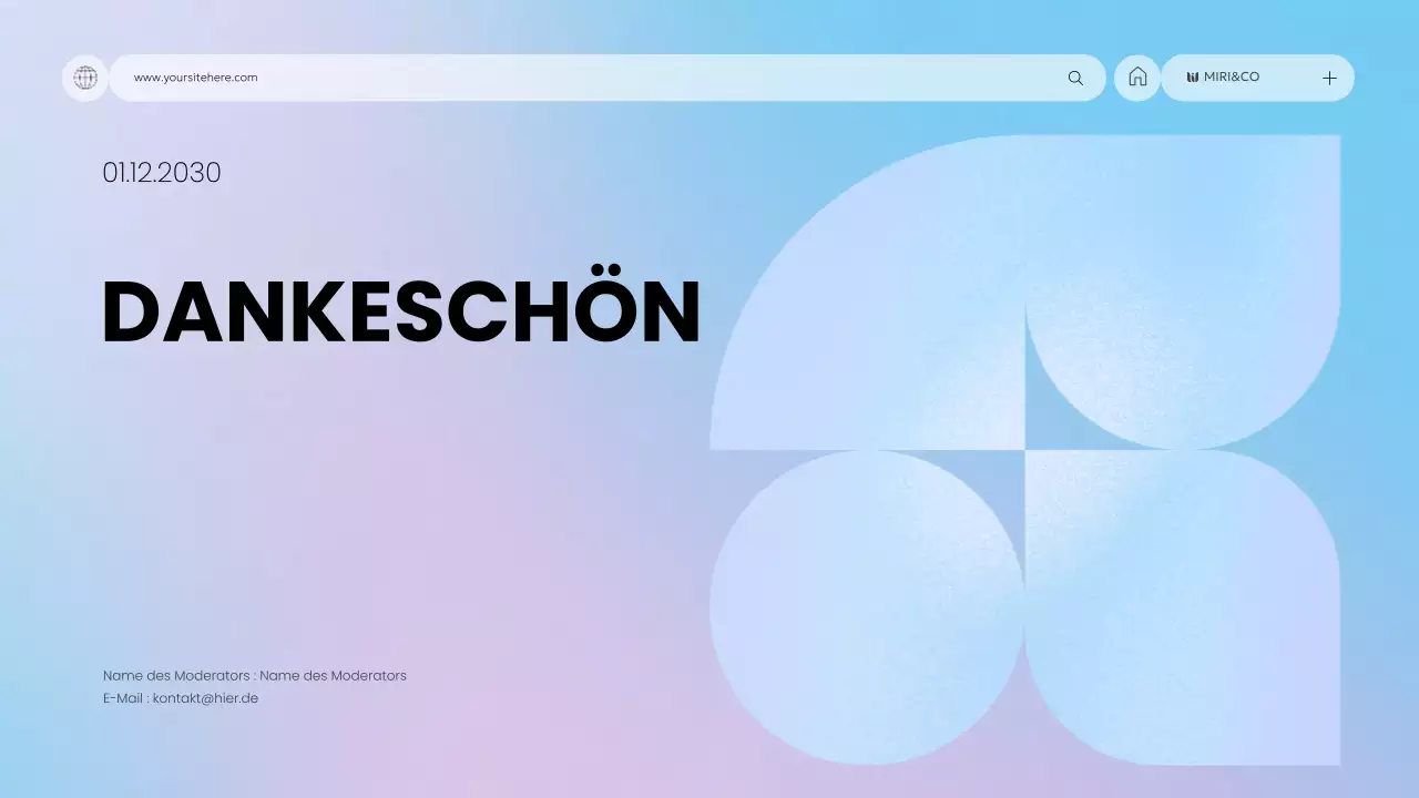 blue modern business plan