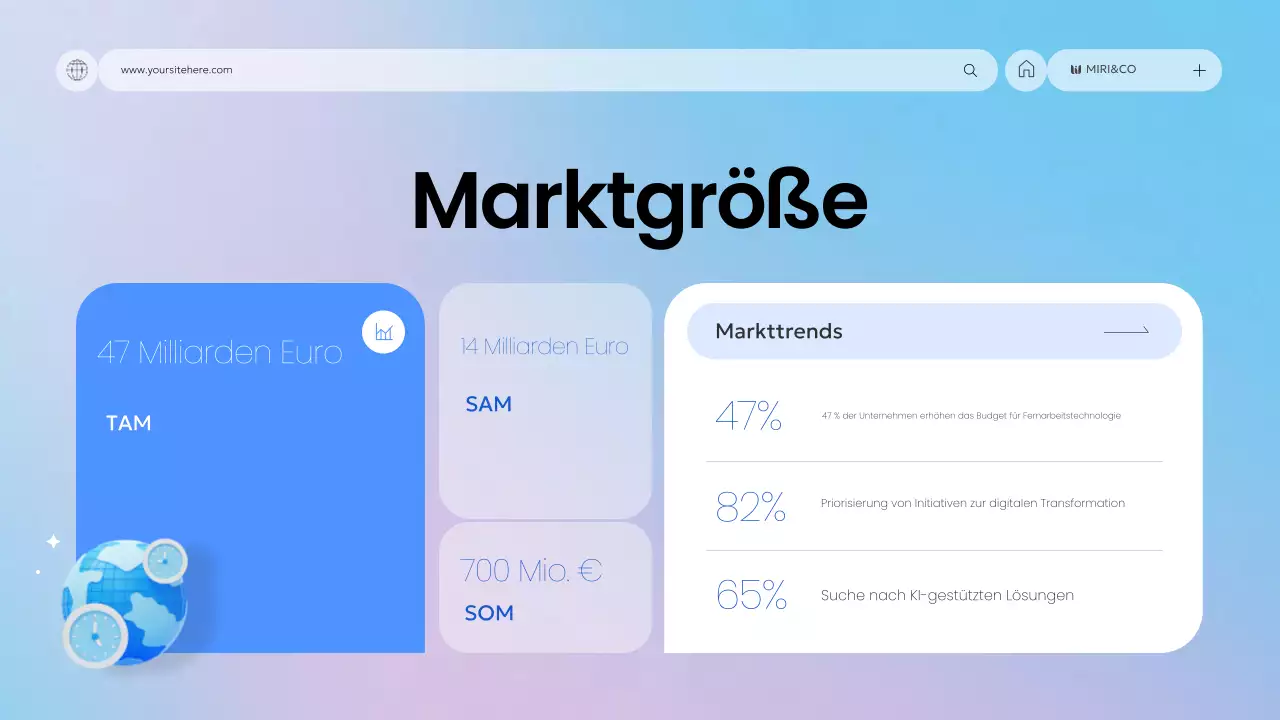 blue modern business plan