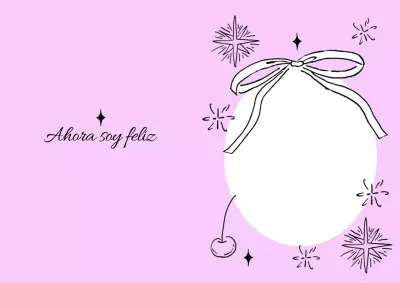 Bonito portapapeles malva