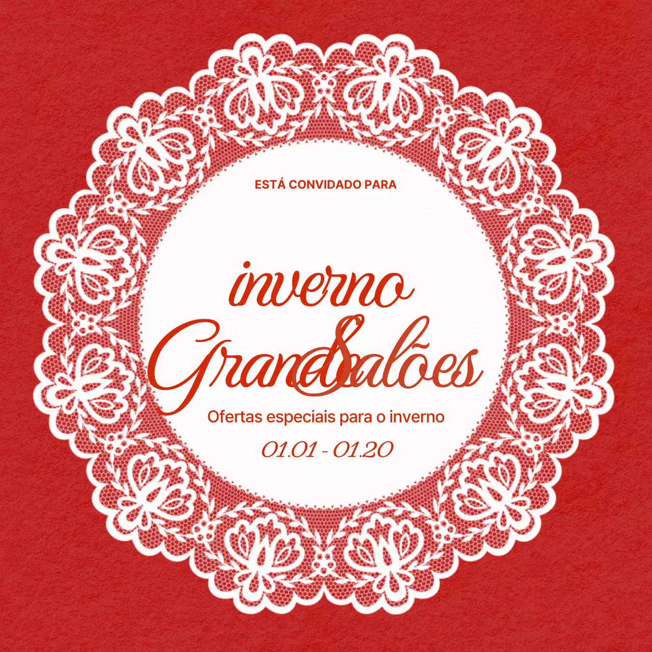 Evento de venda Red Vintage