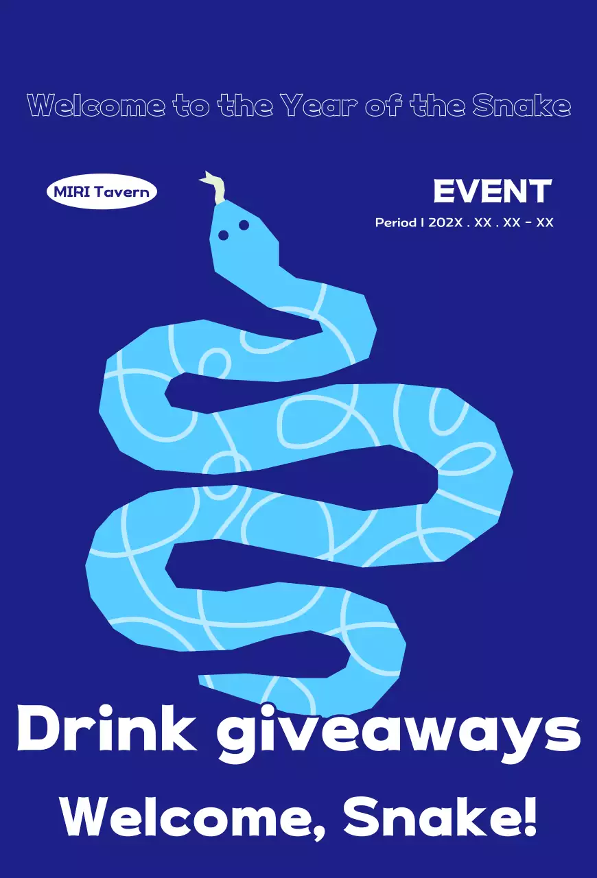 Panduan Acara Tahun Baru Intense Blue