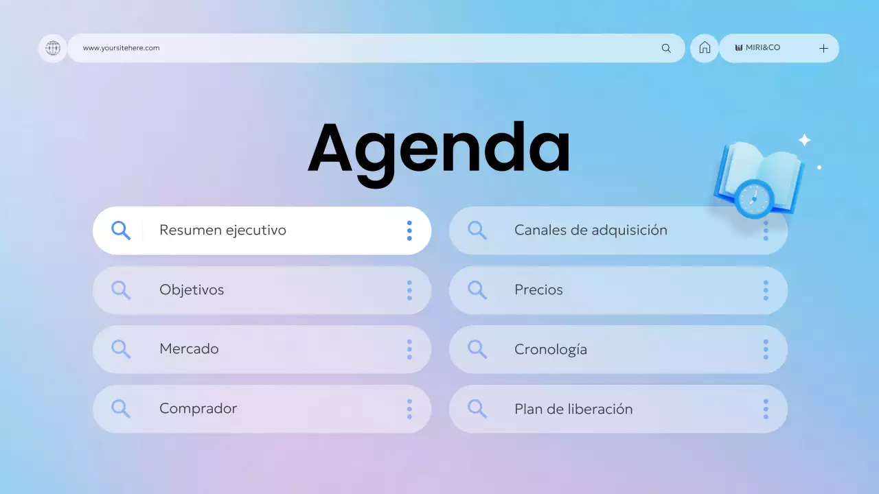 blue modern business plan