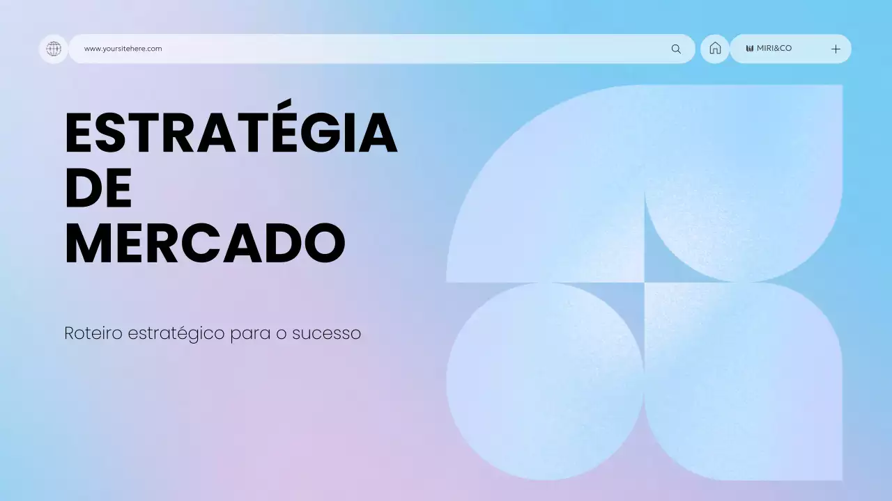 plano de negócios blue modern