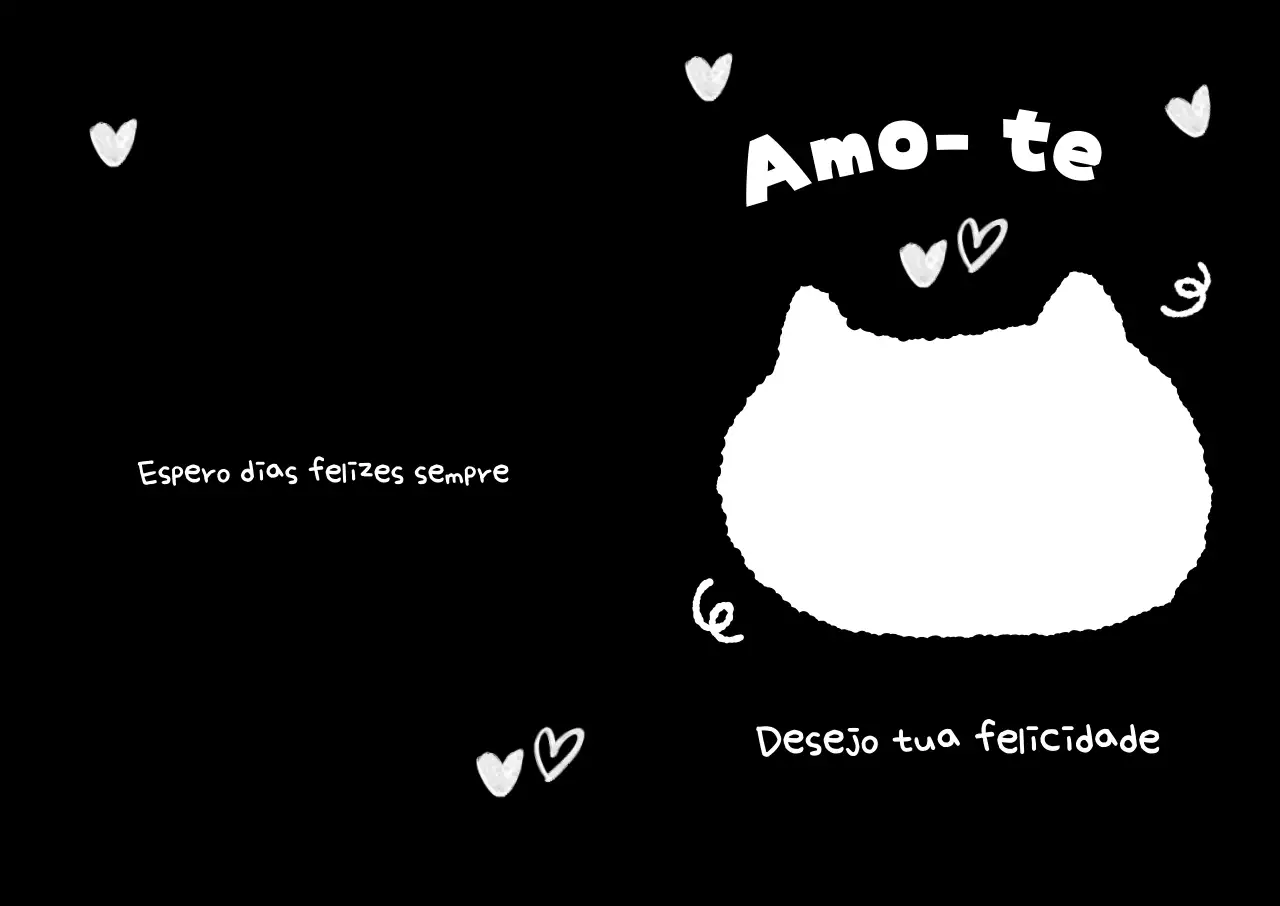 Artigos de amor simples pretos