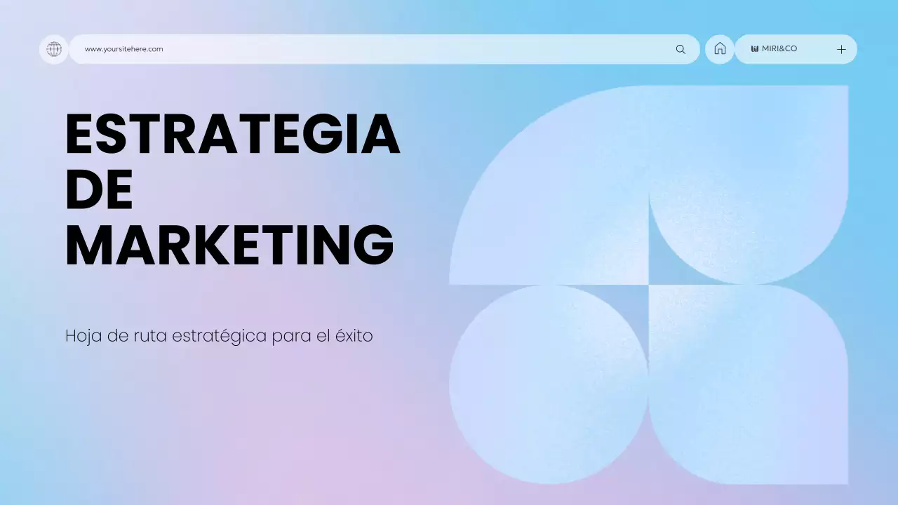 blue modern business plan