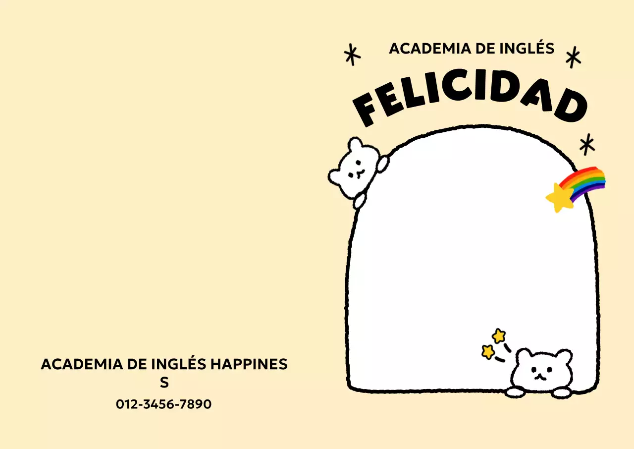 Promover la Escuela de Inglés Cosy Beige