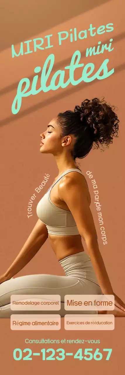 Annonce Brown Modern Pilates