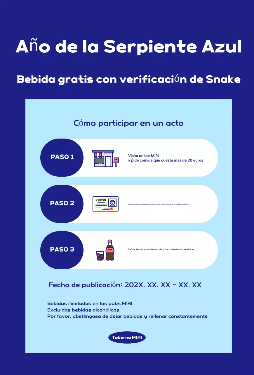 Guía de eventos de Año Nuevo Azul Intenso