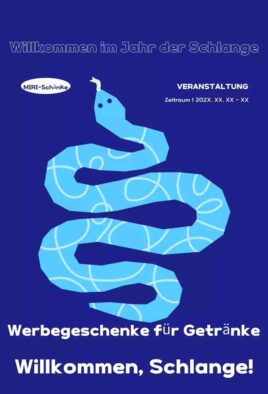 Intensiver blauer Leitfaden für das Neujahrsfest