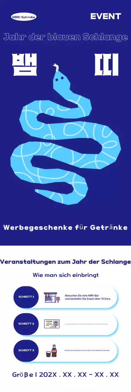 Intensiver blauer Leitfaden für das Neujahrsfest