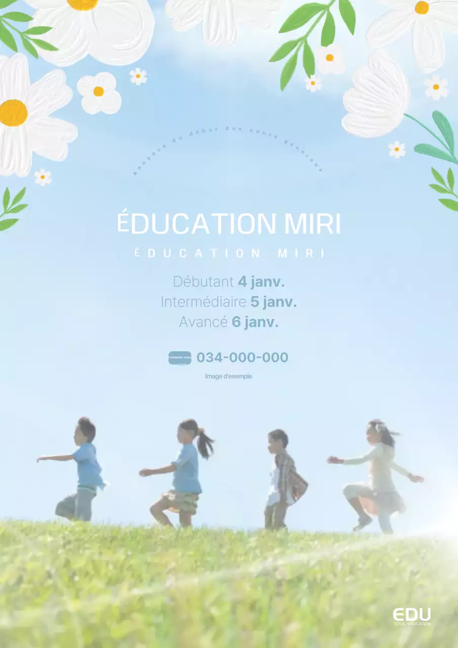 Bleu clair Simple Recrutement de stagiaires