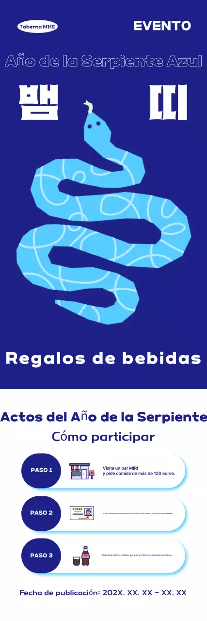 Guía de eventos de Año Nuevo Azul Intenso