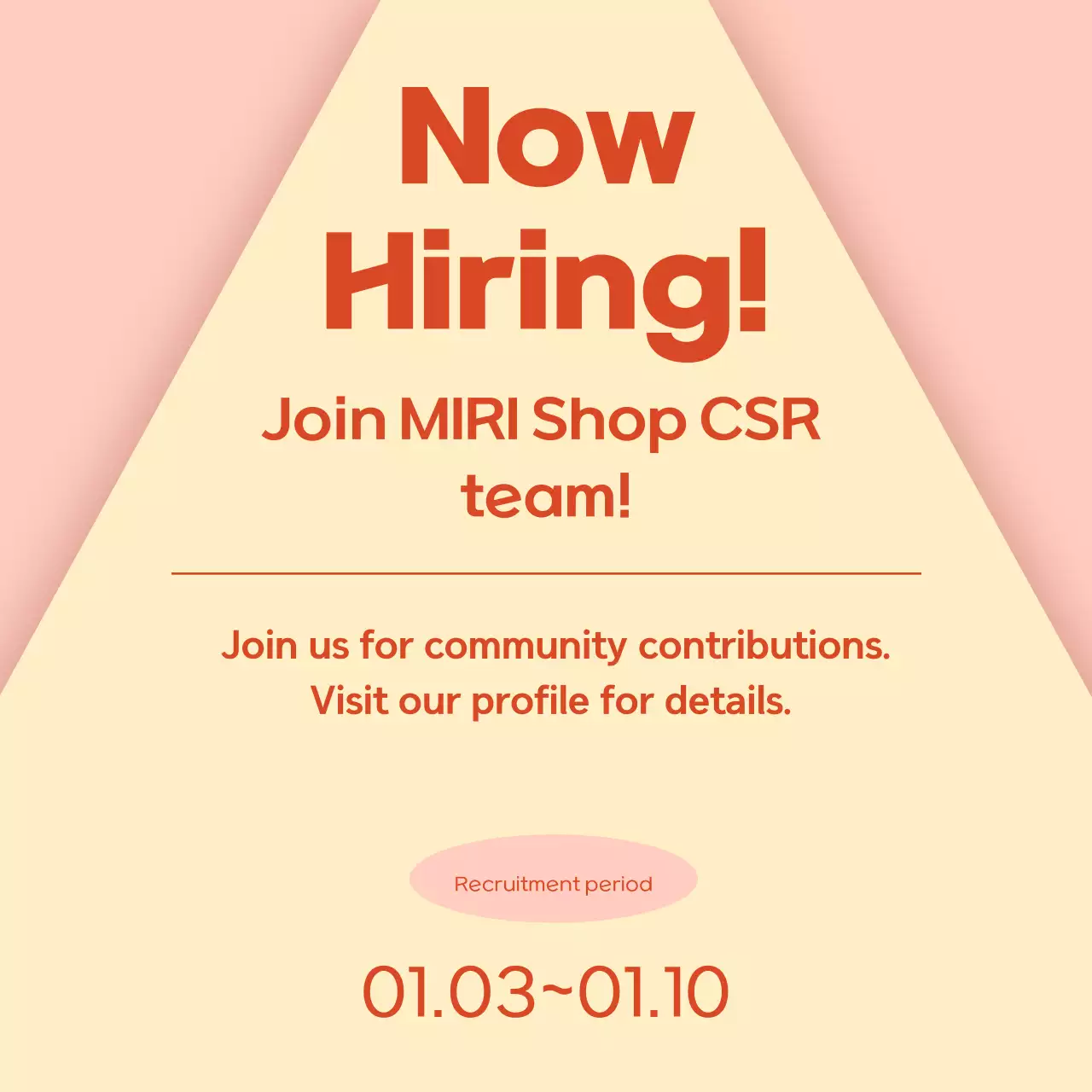 Carrossel do Instagram de recrutamento da comunidade moderna Orange