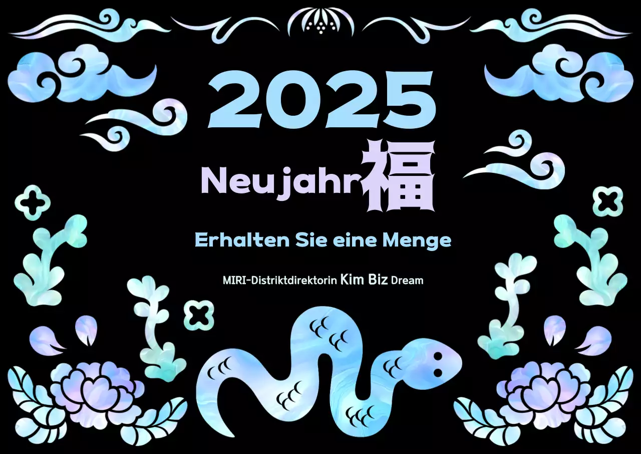 Mauve Traditionelle Neujahrsfeiern