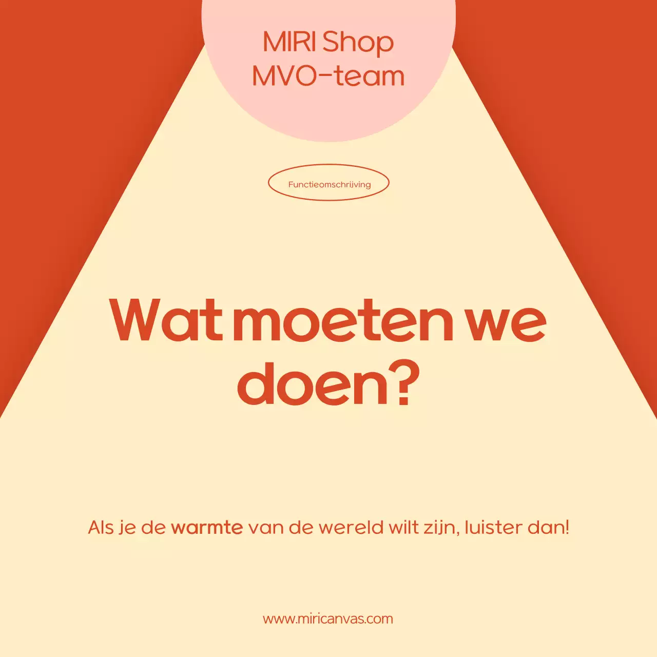 Beige standaard functieomschrijving wervingsbrief