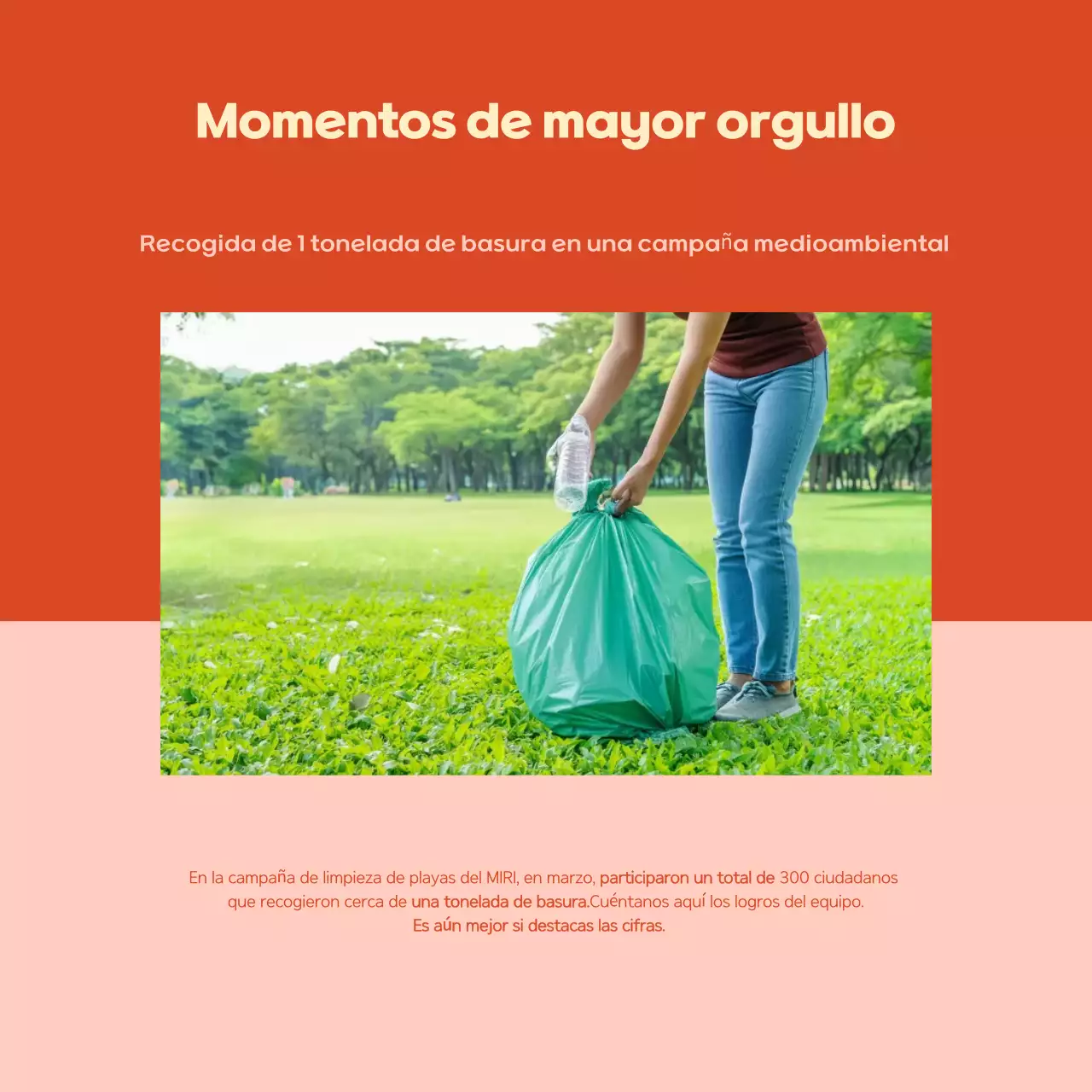 Carta de contratación con la descripción del puesto por defecto en beige