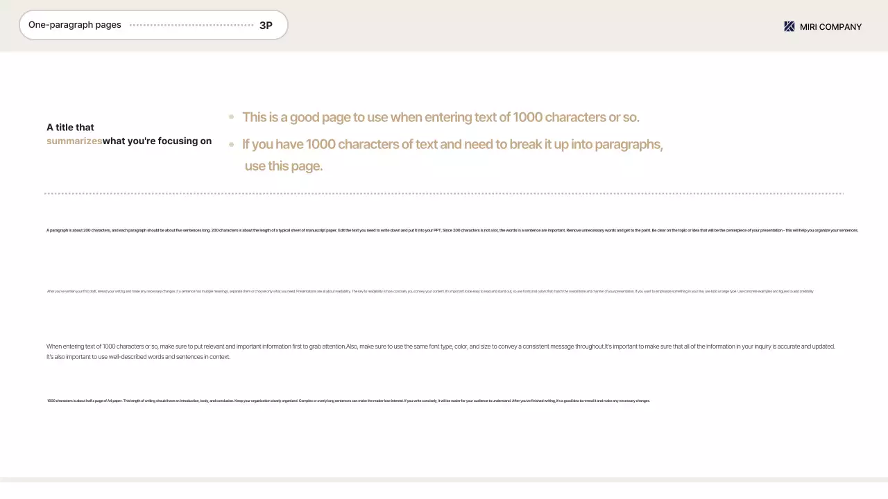 Beige Professional Office Guide Presentation