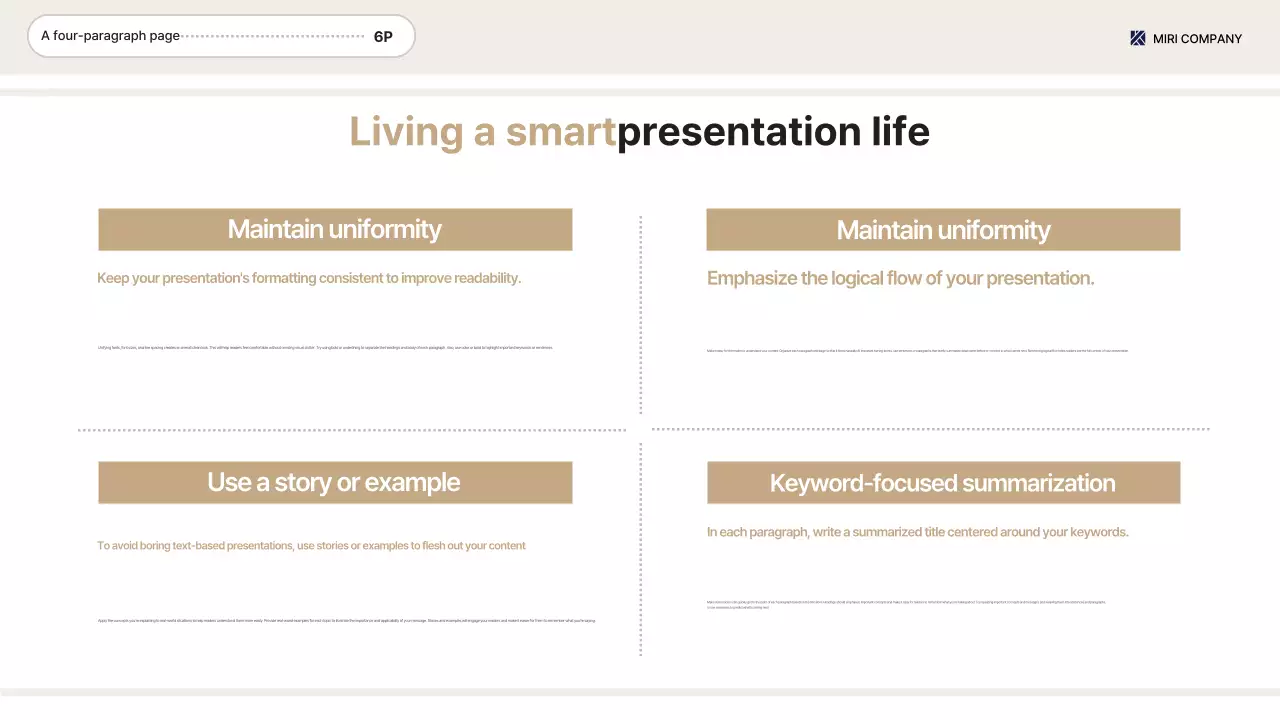 Beige Professional Office Guide Presentation