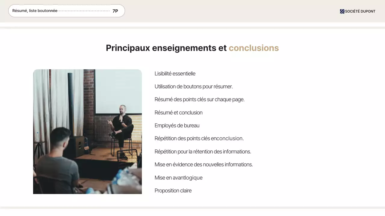 Fournir des informations sur le rapport beige par défaut sur le lieu de travail