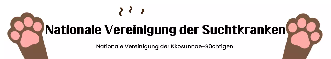 Brauner Gag-Katzenbanner