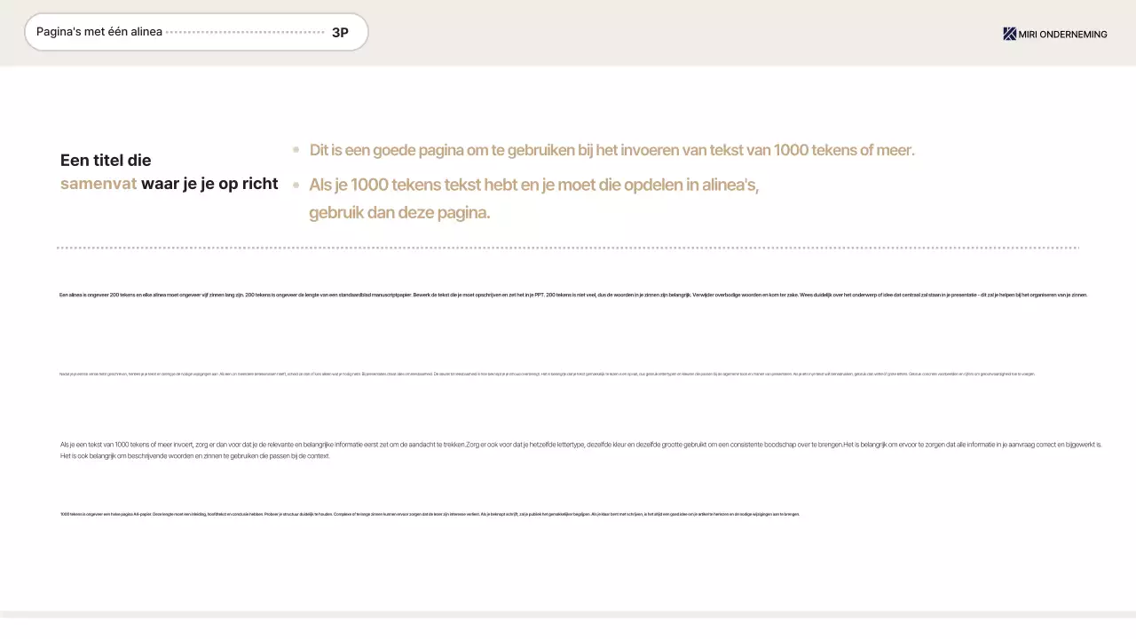 Beige standaardinformatie voor werkpleklijsten leveren