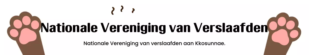 Bruine gag kat banner