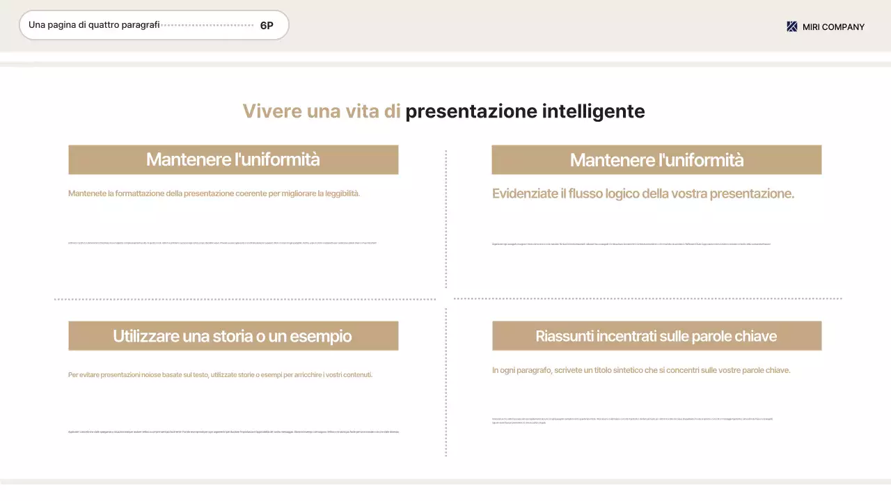 Consegna di informazioni predefinite beige sul luogo di lavoro