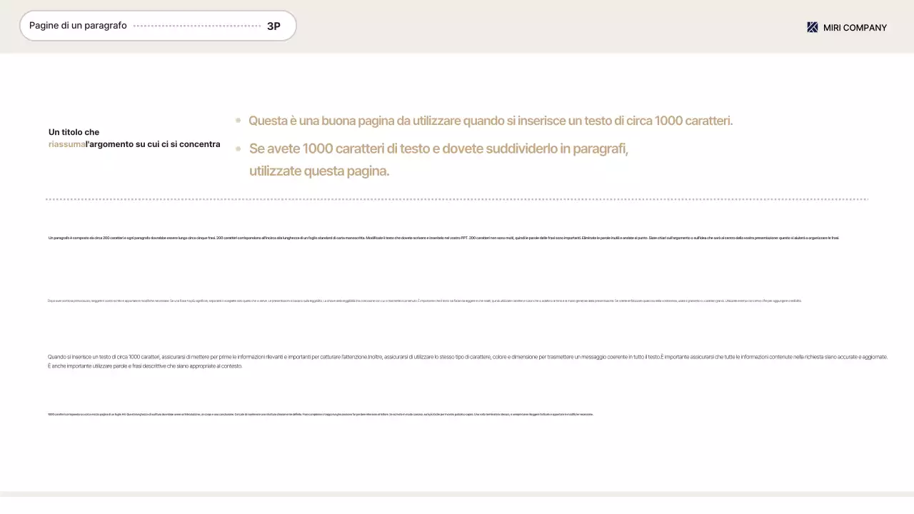 Consegna di informazioni predefinite beige sul luogo di lavoro