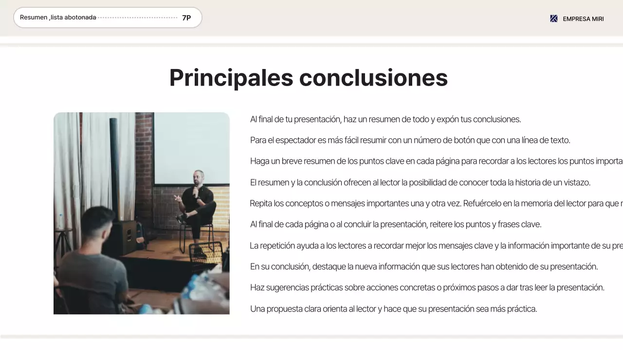 Entrega de información por defecto sobre el lugar de trabajo