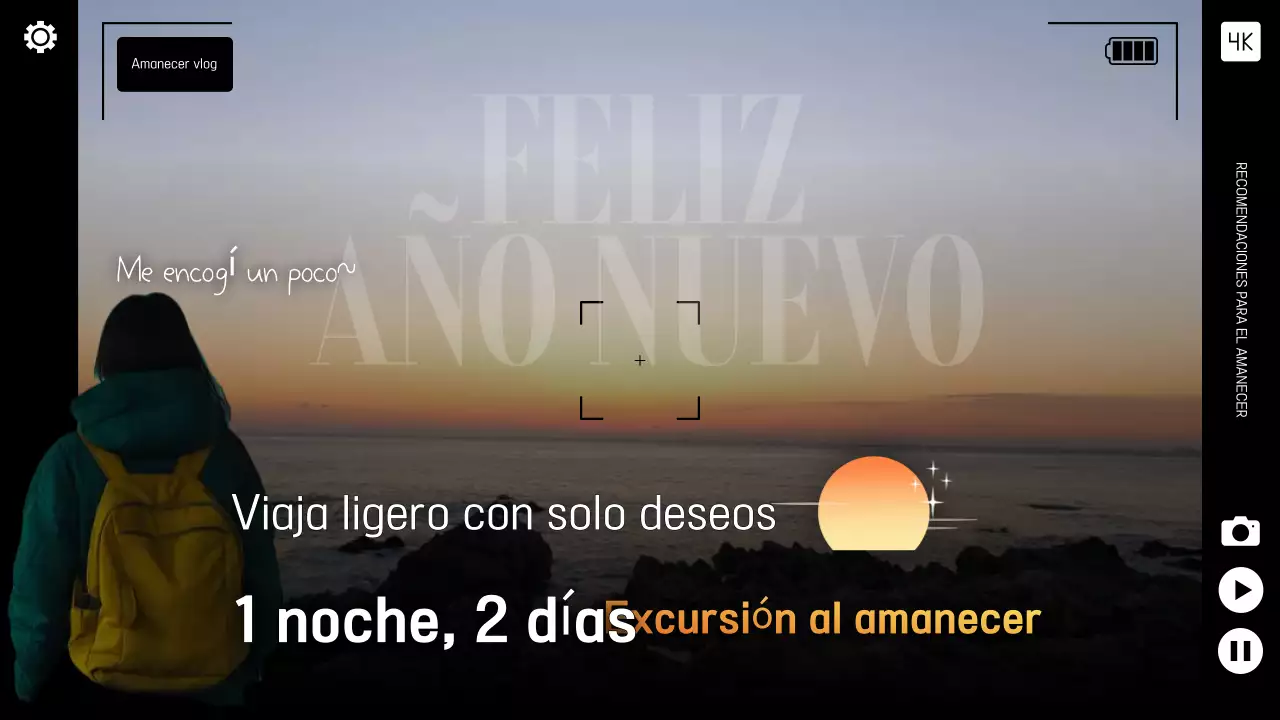 Anuncio de viajes retro de Orange