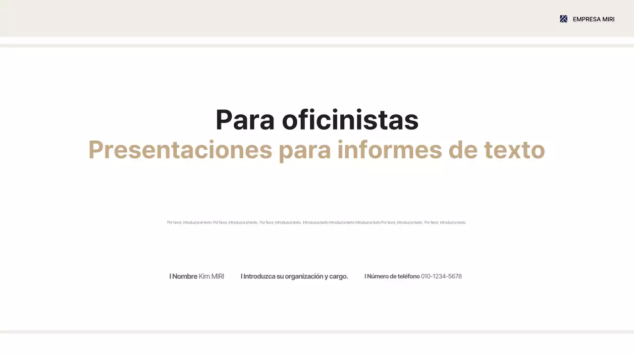 Entrega de información por defecto sobre el lugar de trabajo