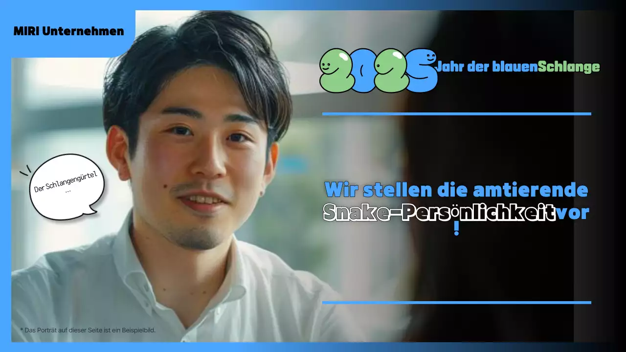 Fördern Sie Ihre blaue moderne Persönlichkeit