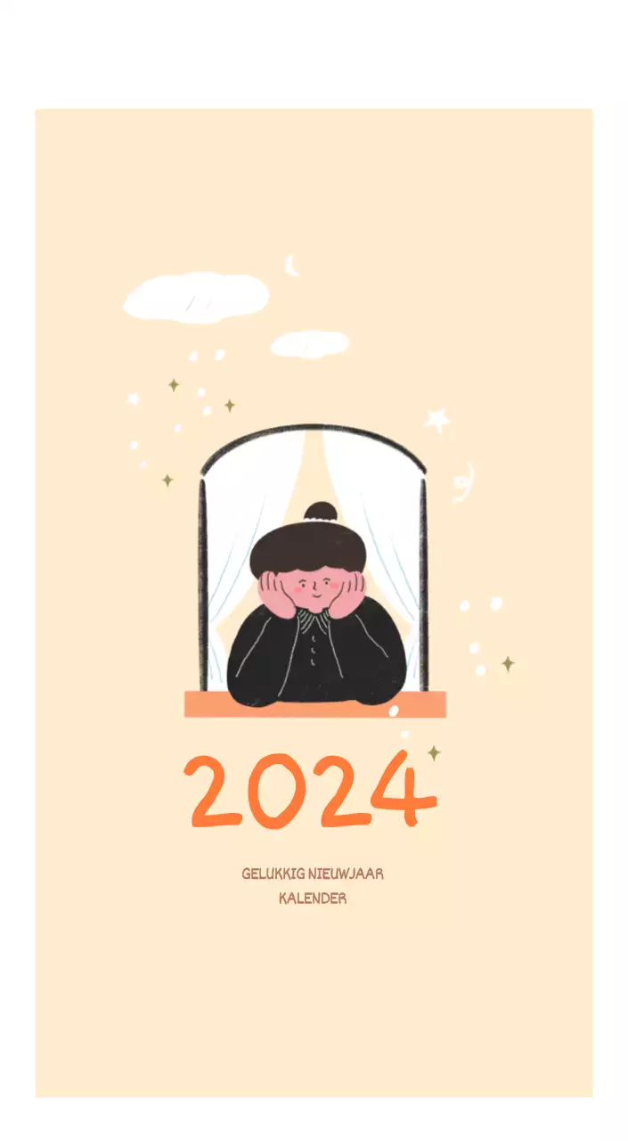 Een kleurrijk en schattig alledaags illustratieconcept