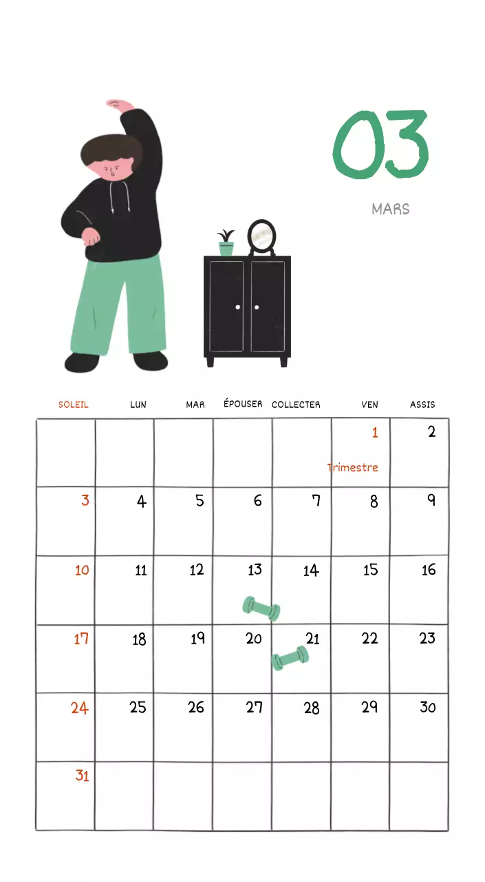 Un concept d'illustration coloré et mignon pour le quotidien