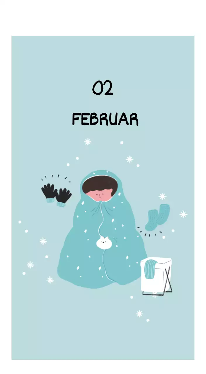 Ein buntes und niedliches Illustrationskonzept für den Alltag