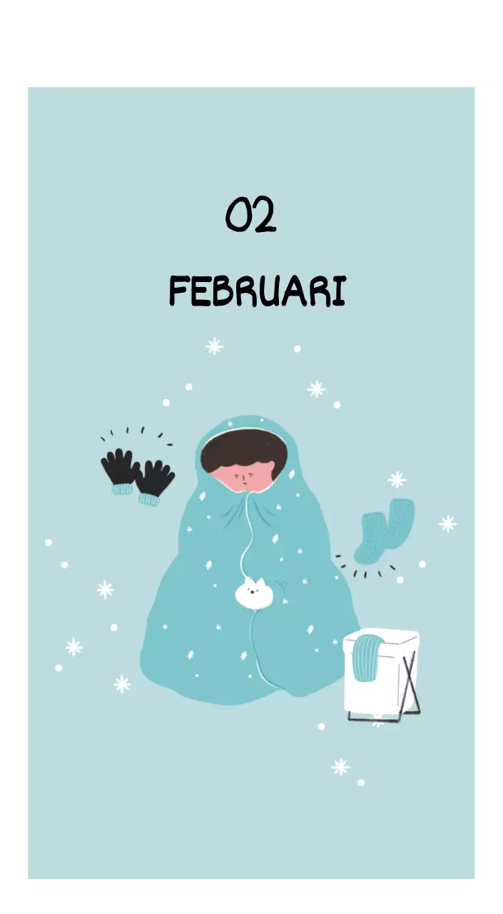 Een kleurrijk en schattig alledaags illustratieconcept