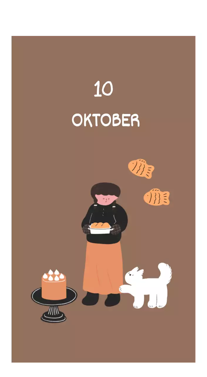 Een kleurrijk en schattig alledaags illustratieconcept