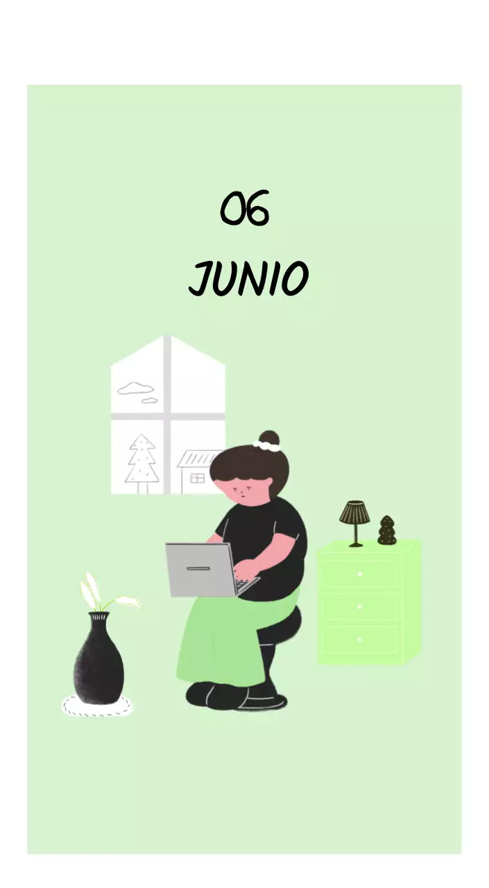 Un concepto de ilustración cotidiano, colorido y simpático