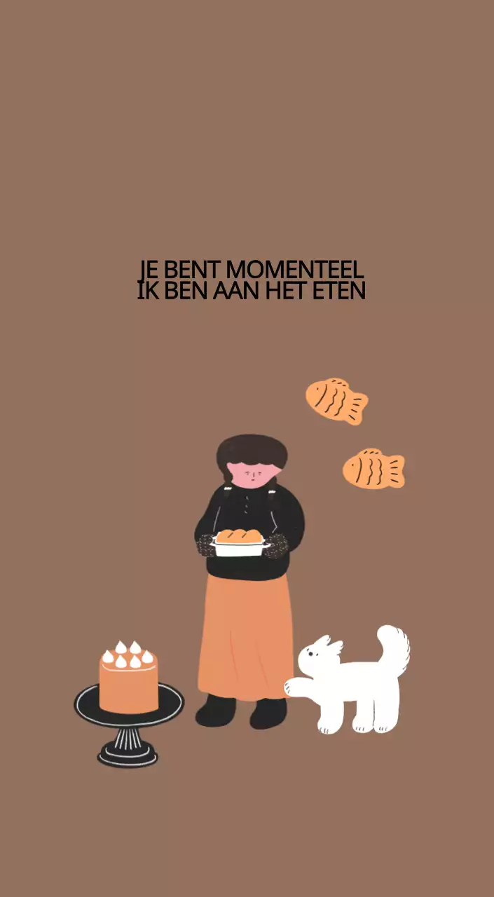 Een kleurrijk en schattig alledaags illustratieconcept