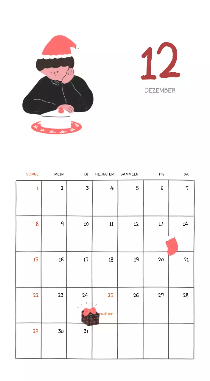 Ein buntes und niedliches Illustrationskonzept für den Alltag