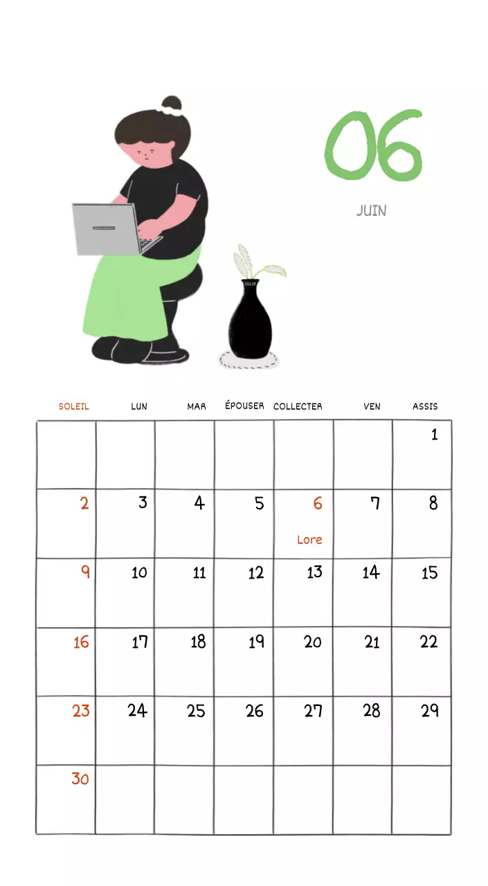 Un concept d'illustration coloré et mignon pour le quotidien