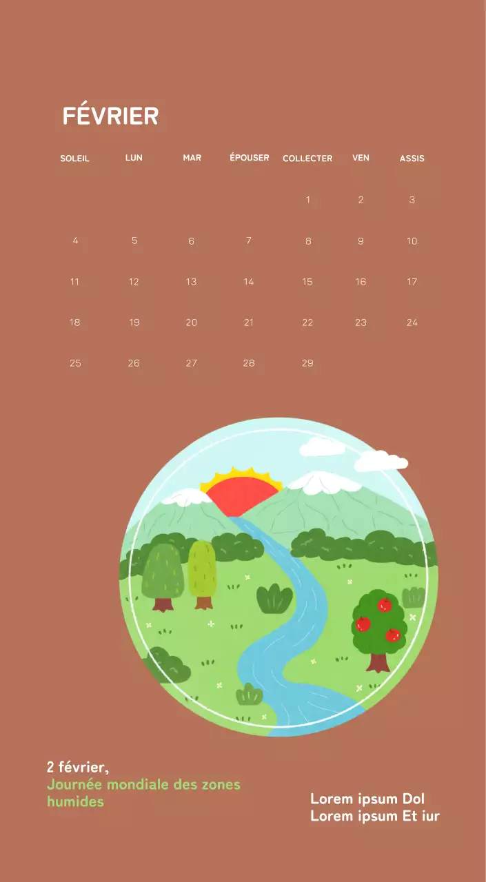 Célébration des fêtes de fin d'année avec des illustrations colorées de l'homme et de la planète.