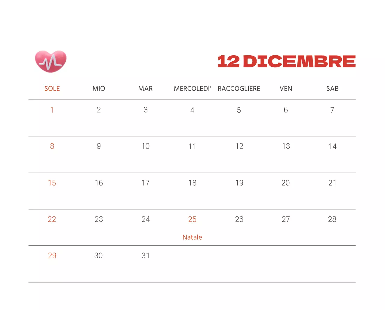 Un ospedale festivo con illustrazioni a tema salute e famiglia e accenti colorati