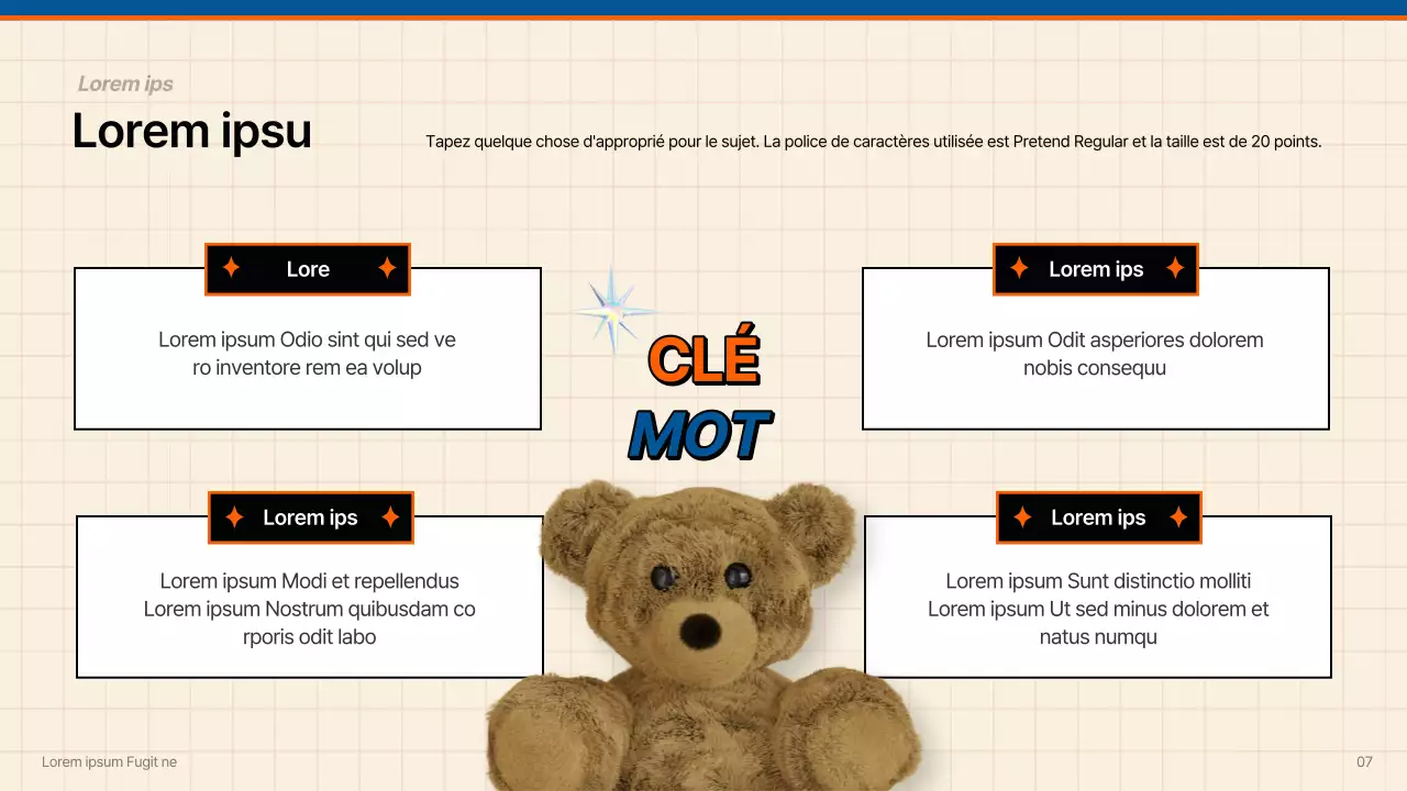 Rapport sur les tendances de consommation en bleu et orange